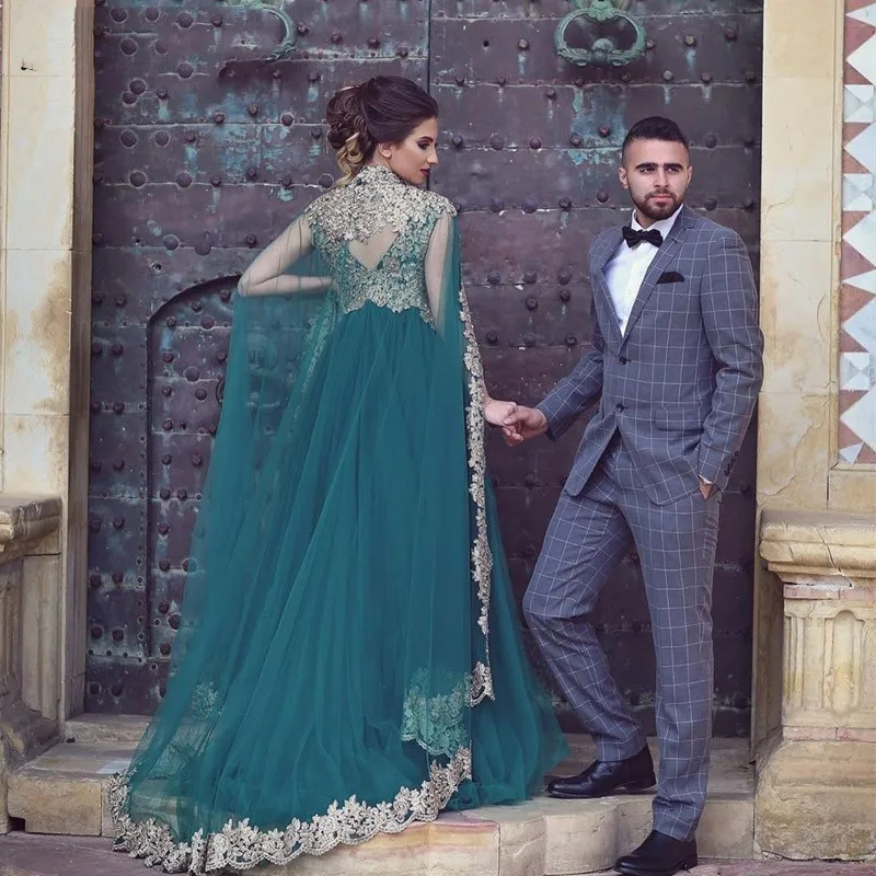 Eightale-Green-Cape-Middle-East-Muslim-Party-Dress-Sweetheart-Appliques-Dubai-Arabic-Saudi-Arabian-Sleeveless-Evening