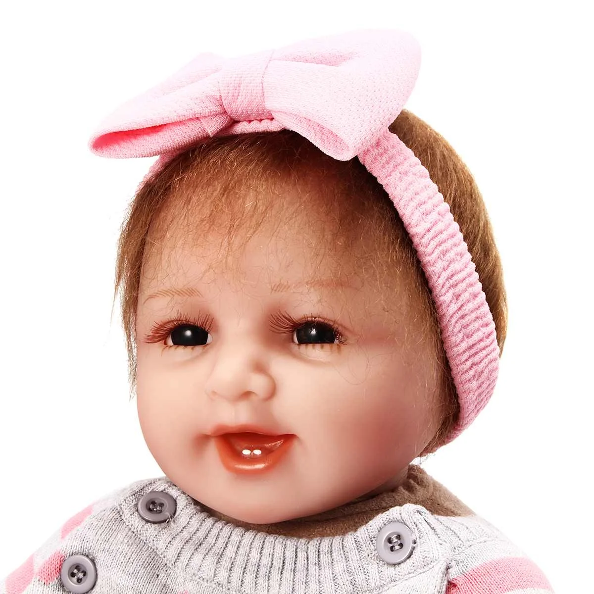 55 см 22 дюйма Reborn Baby Doll искусственный новорожденный девочка реалистичный ребенок тело ткань мягкая силиконовая детская кукла-реборн игрушки подарки