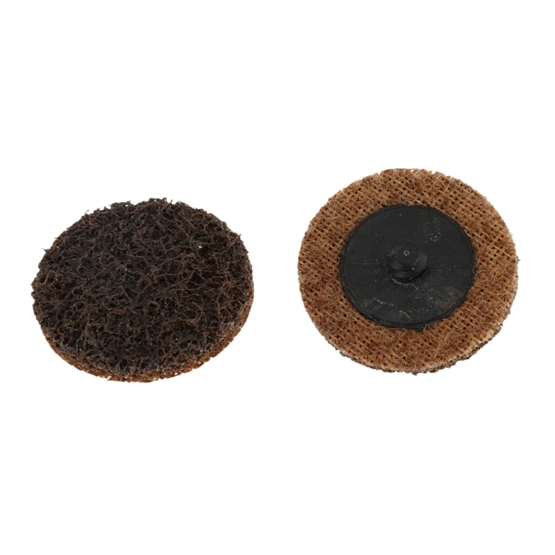 60 in 1 Sand Disc Set with 2 Inches Quick Change Disc 1/4 Inch Tray Bracket for Surface Pretreatment Strip Grinding and Polishin
