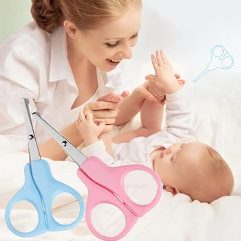 

1PC Safety Nail Clippers Scissors Cutter For Newborn Baby Practical Daily Baby Nail Shear Manicure Tool Baby Nail Scissors