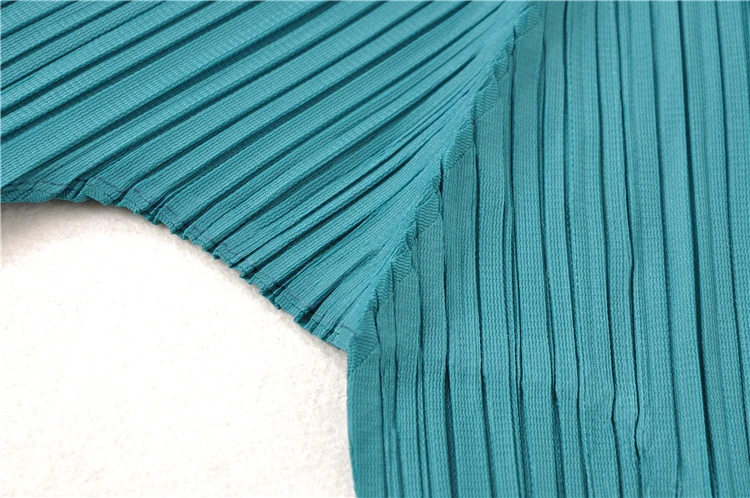 Горячая Miyake fold v-образным вырезом культивировать свою мораль шоу складной молнии модное пальто