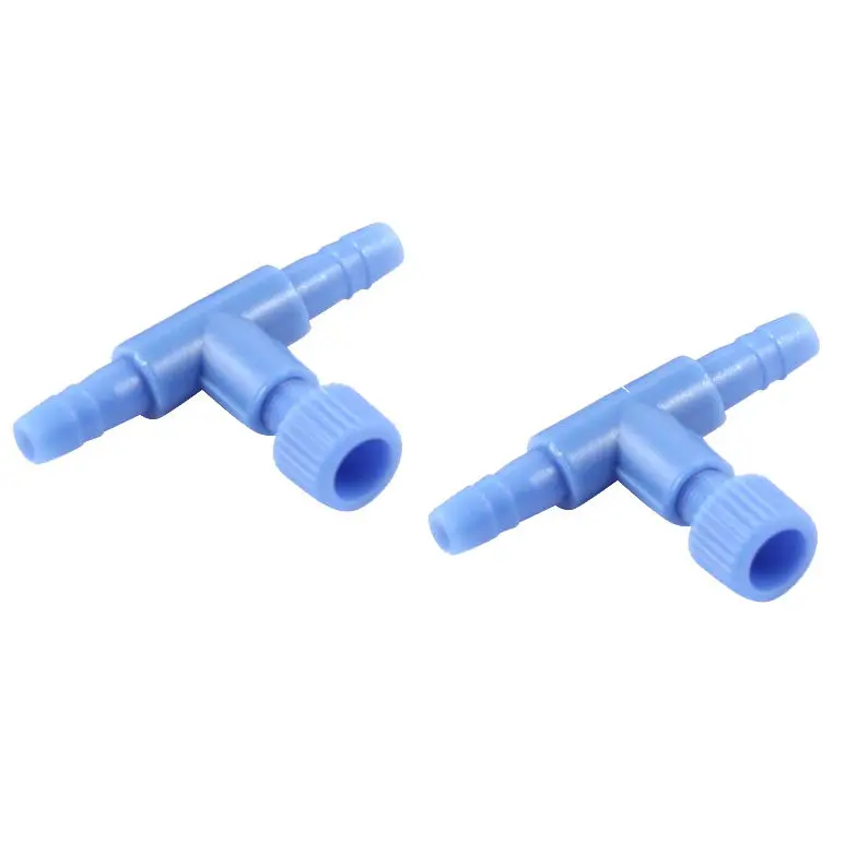 Очень важно синий Пластик 2 полосная аквариум вентиляции воздушного потока