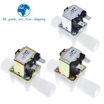 

1/2" Plastic Solenoid Valve 12V 24V 220V Magnetic Washing Machine Dispenser Drinking Water Pneumatic Pressure Controller Switch