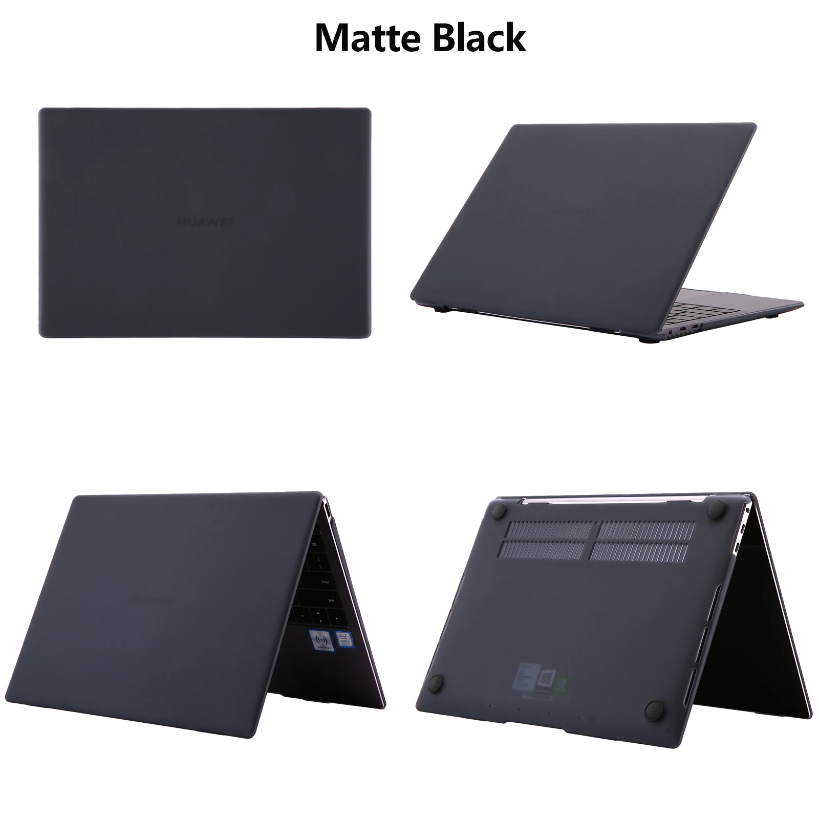 Чехол для ноутбука huawei Matebook X Pro 13,9 дюймов чехол защитный чехол против царапин+ крышка клавиатуры - Цвет: Matte Black