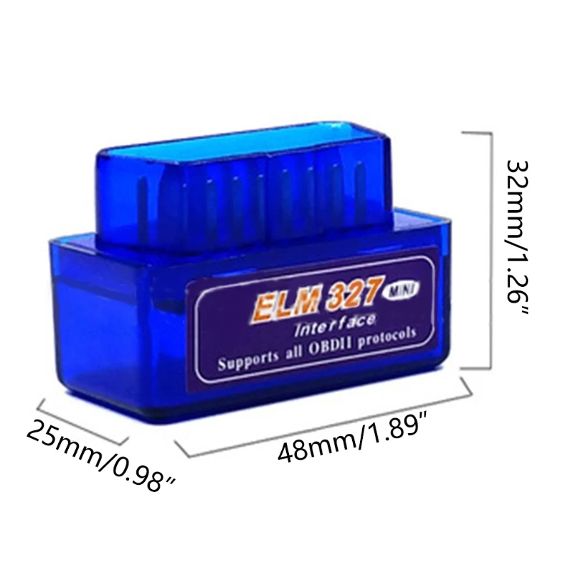 Супер Мини Автомобильный сканер Elm 327 OBDII OBD2 V2.1 автомобильный диагностический
