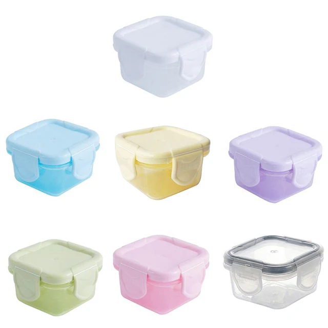 1PC Mini Thickened Sealed Fresh Box Portable Baby Food Storage