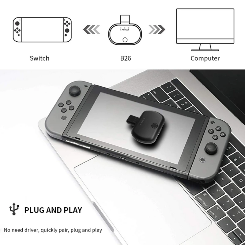 Портативный мини USB адаптер для Bluetooth 5,0 Plug-and-Play тип-c аудио передатчик для PS4 PC tv беспроводные наушники