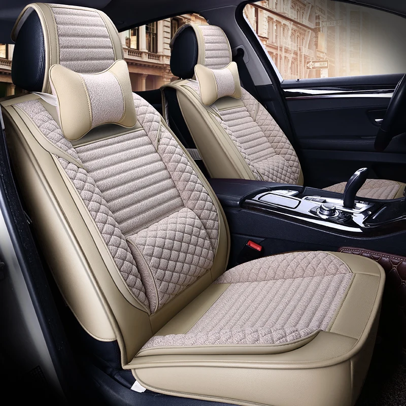 Car Seat Cover Auto Seats Covers for audi a6 c5 c6 c7 4f avant allroad A7 Q3 Q5 Q7 s3 Sq5 jaguar E-