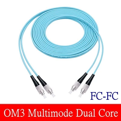 Fibre Optical OM3 10 Gigabit Optical Fiber Jumper LC-LC FC-SC-ST Multimode Dual Core Optical Fiber Cable Cord 1m 2m 3m 10m 50m