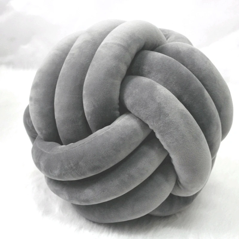 

Creative Ins Danish Weaving Knot Ball Pillow Knot Ball Explosion Models Household Items Student Couple Holiday Gift