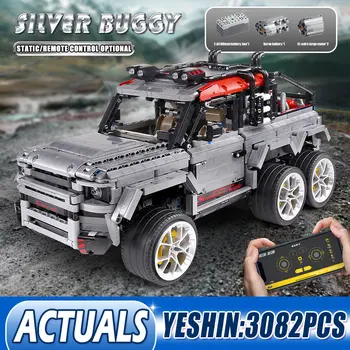 

Yeshin 1:10 Technic Car Toys The G63 AMGS 6X6 1:10 Buff Splendor Car Model Building Blocks Bricks Assembly Kids Christmas Gifts