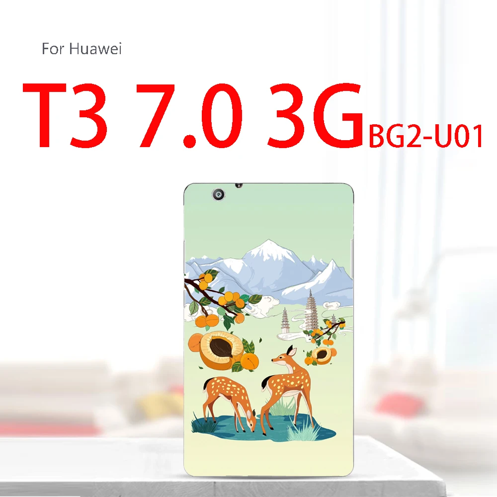 G5 er lu yin shui Разноцветный планшет чехол для huawei MediaPad T3 7,0 3g версия BG2-U01 7 дюймов ультра тонкий мягкий силиконовый чехол на заказ Diy - Цвет: G5 er lu yin shui