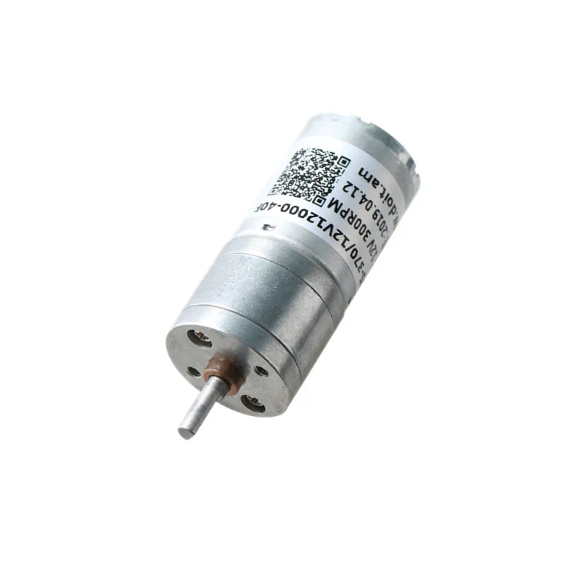 DT25 370 12 в двигатель постоянного тока 300 об/мин без наконечника phi 4 мм Двигатель с