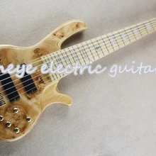 Натуральное дерево deOlivera 6 струны электрогитары Позолоченные элементы гитары бас гитара 6 струн клен гриф