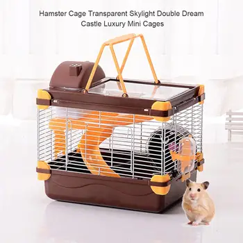 

Stainless Steel Hamster Staircase Sleeping House Toys Bear Nest Bed For Small Pets Chinchillas Guinea-pig Small Pets Cage Toys