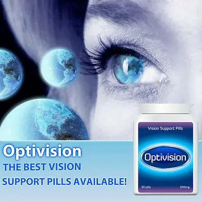 

OPTIVISION VISION SUPPORT EYE STOP DRY EYE BLURRED VISION EYESIGHT