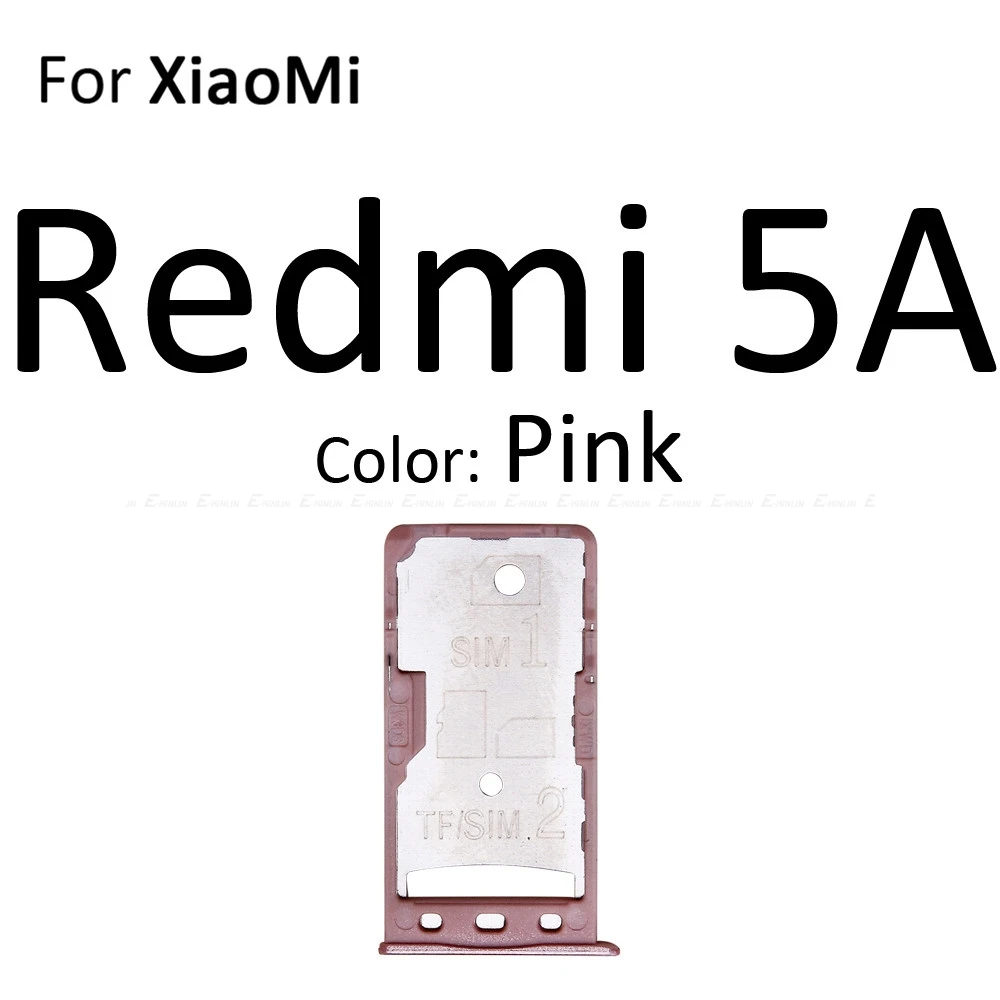 Гнездо для sim-карты Слот лоток ридер Держатель Разъем Micro SD адаптер контейнер для XiaoMi Redmi 5A Note 5A запасные части