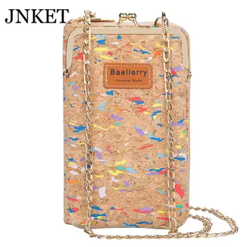 

JNKET New Fashion Women's PU Leather Wallet Chain Shoulder Bags Leisure Crossbody Bag Cellphone Bag