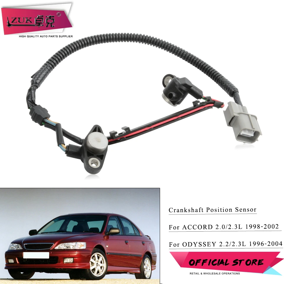 HOPESPANNER Crankshaft Position Sensor For Honda Odyssey & Pilot 3.5L 1999-2004 - OE# 37501P8FA01 - View #8