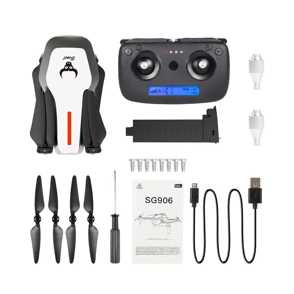 SG906 4K Drone Camera GPS 5G WiFi FPV with 4K Ultra Clear Camera Brushless Selfie Foldable GPS Optical Flow Positioning Hover