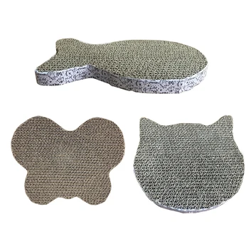 

2020 Pet Toys Cat Scratch Pad Cat Corrugated Pad Scratching Posts Kitten Corrugated Paper Pad Cats Grinding Nail Scraper Mat#15