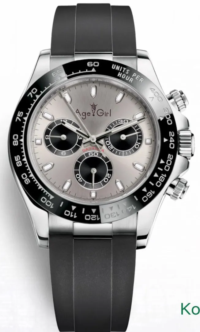 

Luxury Brand New Men Automatic Mechanical Self Wind Watch Sport Sapphire Rubber Stainless Steel Black Blue Grey 40mm AAA+