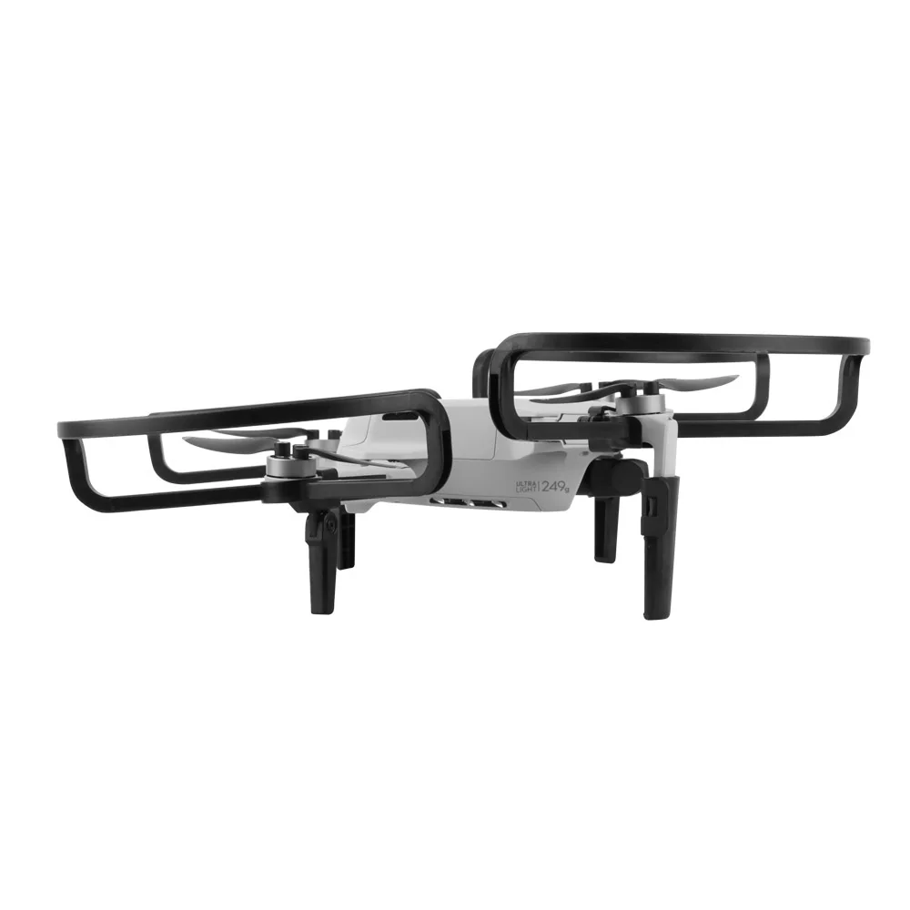 Buy 2 in 1 Mavic Mini Propellers Guard with Foldable Landing Gear Quick Release Props Bumper Protective For DJI Mavic Mini Drone
