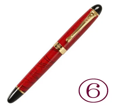 450 Red Jinhao G перо металлическое модифицированное Caneta каллиграфия круглый корпус цветок корпус английская перьевая ручка канцелярские принадлежности заменитель dip Ручка 450/599 - Цвет: 450 Red