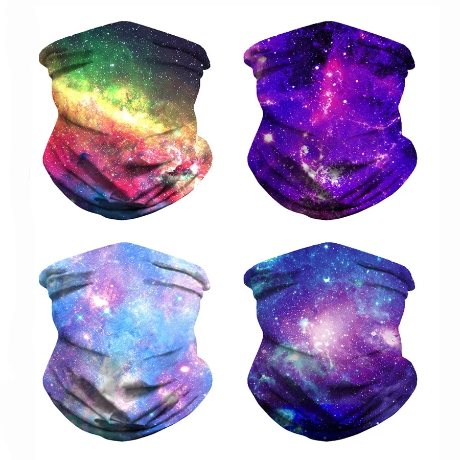 

Unisex Head Scarf Digital Printed Outdoor Hiking Neck Scarves Multi Functional Hairband Magic Bandana UV Protection Face Masks