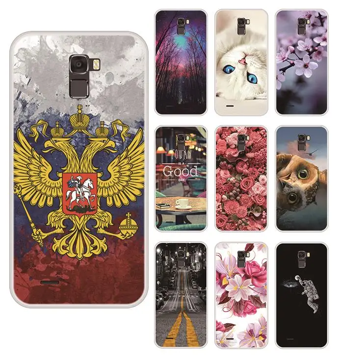 Чехол для телефона Oukitel K5000 Мягкий силиконовый чехол из ТПУ с цветочным принтом в