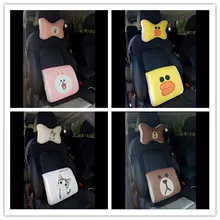 2 шт./компл. авто-Стайлинг автомобиля-шеи-подушки подголовник сиденья поясничная поддержка Memory Foam авто-Интерьер Аксессуары 13 видов стилей