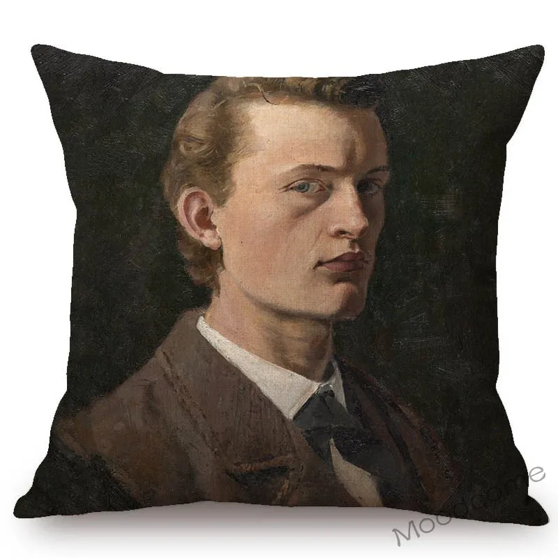 Edvard Munch норвежский живописец крик всемирно известный Картина маслом абстрактный галлри артистический диван льняная наволочка Автомобильная наволочка