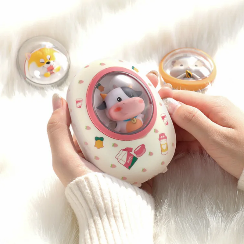 

USB Handwarmer Portable 5000mAh Power Bank Space Hamster Charging Hand Warmers Cute Gift For Girl Kids Lovers
