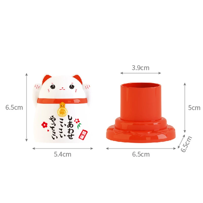 Household Toothpick Case Kitchen Accessories China Lucky Cat Toothpick Dispenser Box Holder Living Room
