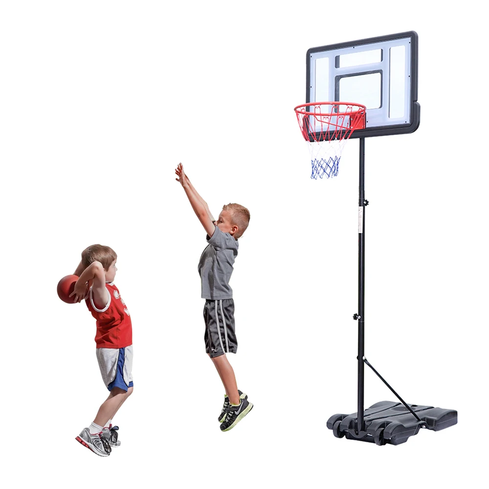 

Portable Removable Basketball System Basketball Hoop Teenager PVC Transparent Backboard
