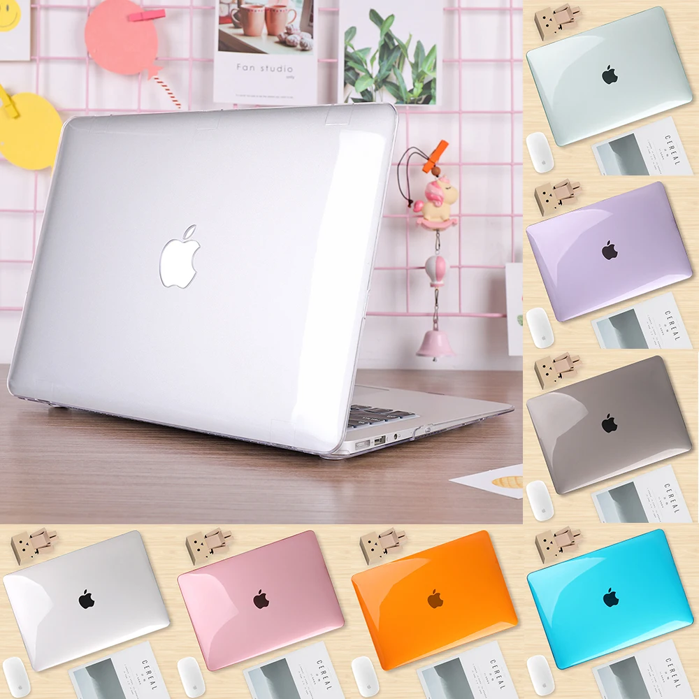 

Matte / Crystal Clear Hard Shell Case For Macbook Pro 13 2019 A2159 Touch Bar A1706 Air 13 A1932 Retina 15 A1707 Air 11 12