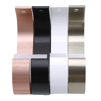 

Aluminium Alloy Rod Poles Drapery Bracket Fit Drape Rods Curtain Fixed Holder Modern High Quality Durable Window Home Decor