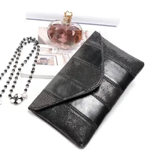 Женская вечерняя модная черная сумка с блестками, клатч, сумка-конверт, модные кошельки и сумки, женская сумка#15