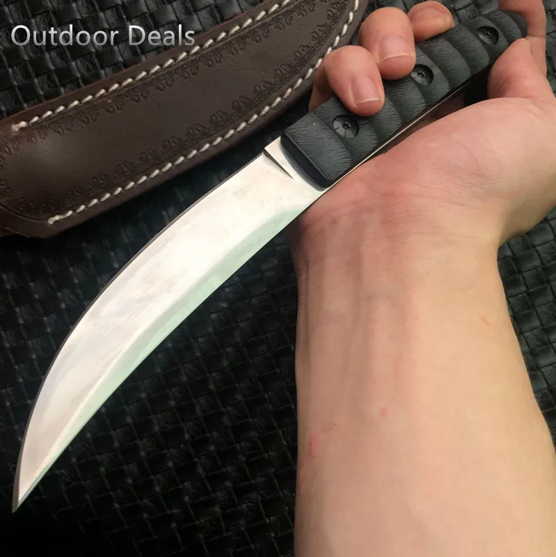Высокое качество, японский самурайский катана, тактический нож, инструмент для самозащиты, TANTO D2, фиксированное лезвие, походные охотничьи ножи, подарок+ оболочка