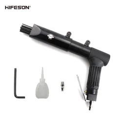 Pistolet pneumatique à tête ronde, 19 pièces, aiguille en acier de 3mm, forte, Standard, Machine à dérouter la peinture à l'air métallique 