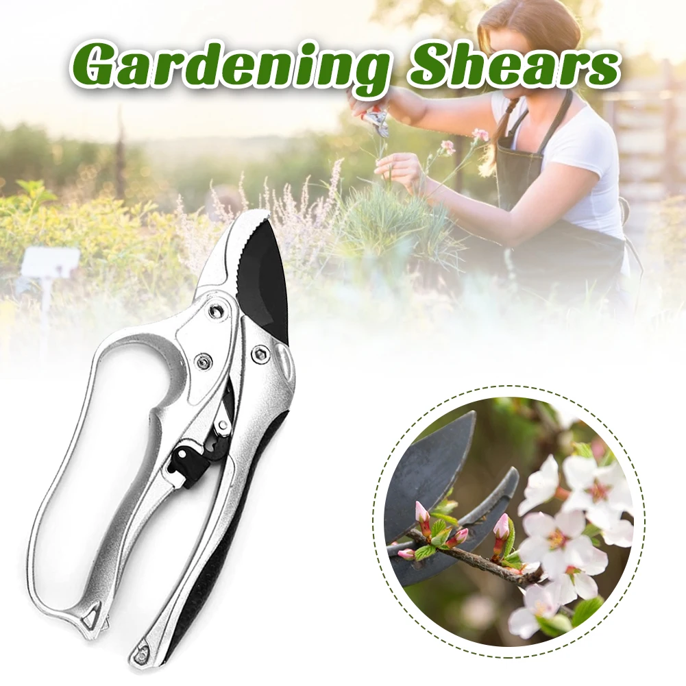 『Cheap!!!』- Garden Pruning Shear Carbon Steel Labor-saving Design
Ratchet Pruning Gardening Scissors Branch Pruner Trimmer Non-slip Rubber