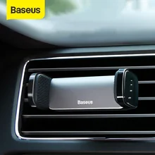 Baseus Car Phone Holder For Universal Mobile Phone Holder Stand Car Phone Stand For Car Air Outlet Mount Cell Phone Support