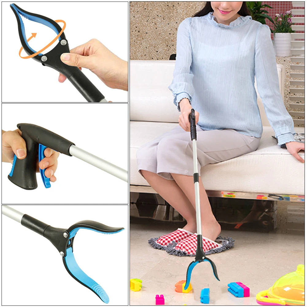 Foldable Litter Pickers Pick Up Tools Grabber Reacher Reaching Assist Tool Extending Garbage Picking | Дом и сад