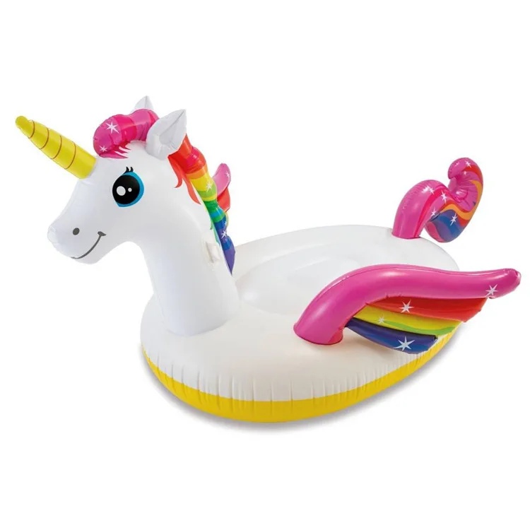 

Genuine Original INTEX Large Unicorn Mounts Inflatable Animal Riding Water Play with Water CHILDREN'S Toy 57281