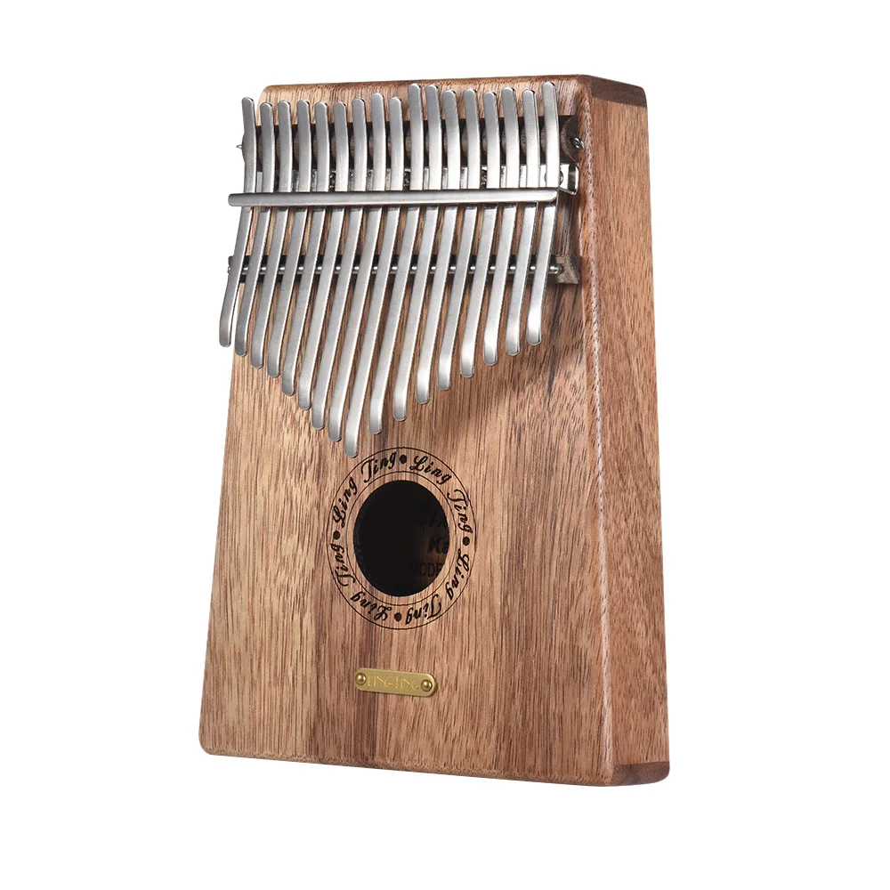 

17-key Kalimba Thumb Piano Mbira Sanza Swartizia Spp Solid Wood with Carry Bag Music Book Stickers Tuning Hammer Musical Gift