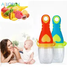 

New 1Pcs Fresh Food Baby Pacifiers Love Pattern Fruit Feeder Nipples Feeding Safe Baby Supplies Nipple Teat Pacifier Nipples