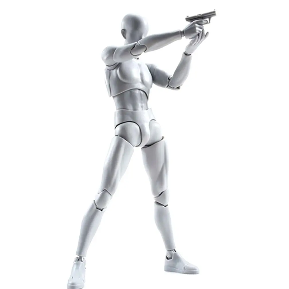 

Creative Painting Prop Customize Action Movable Pvc Action Figure Collection Painter Model Toy Gift