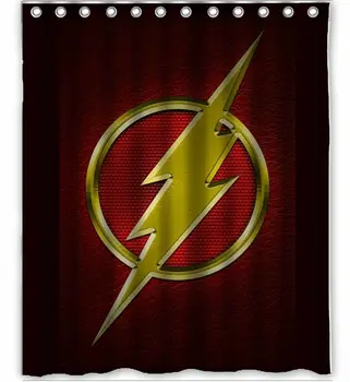 

The flash Custom Shower Curtain