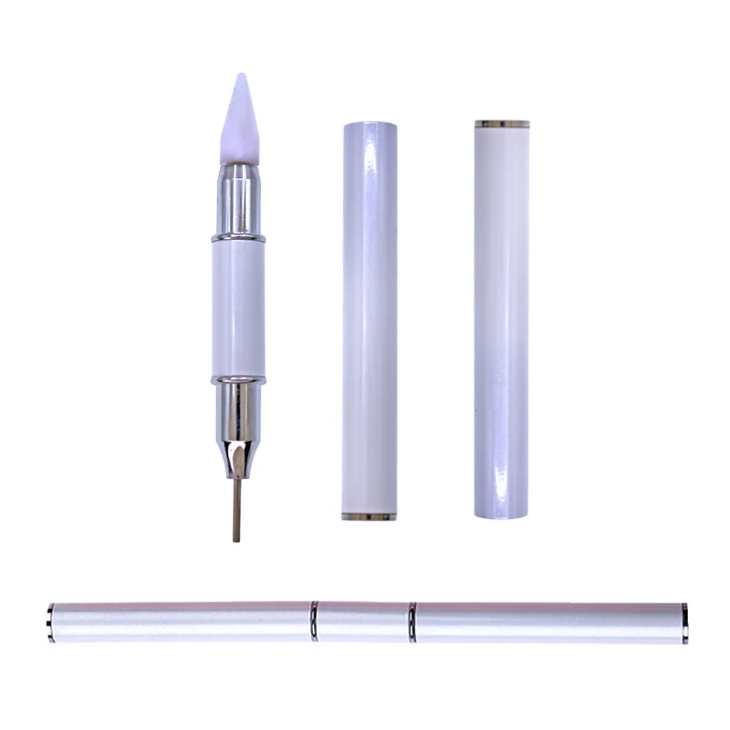 1set/lot quality Crystal Pen picking up Rhinestones Gems Sticky Wax Pencil DIY Tools for Nail art Cloth Diamond Picker Painting 
