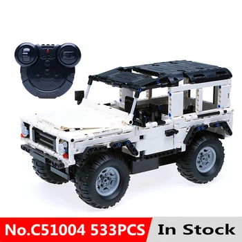 

Technic Series 553pcs Defender RC Car Model SUV Diy Building Block car Bricks Compatible Technical Toys For Children Gifts